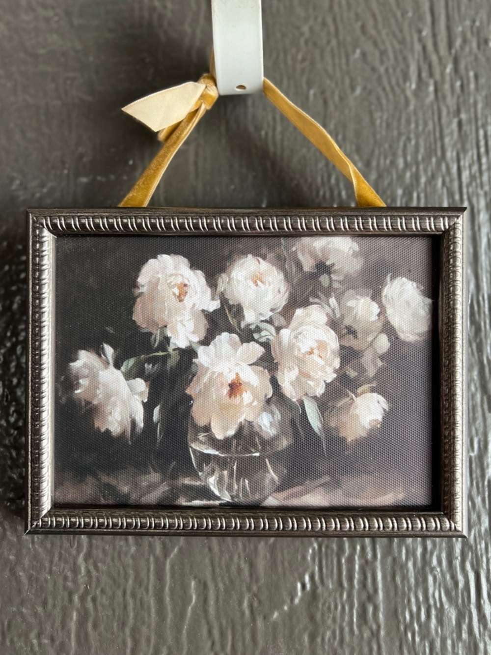 ✨NEW🌼My Texas House Cream Peony Bouquet Wall Art🖼️